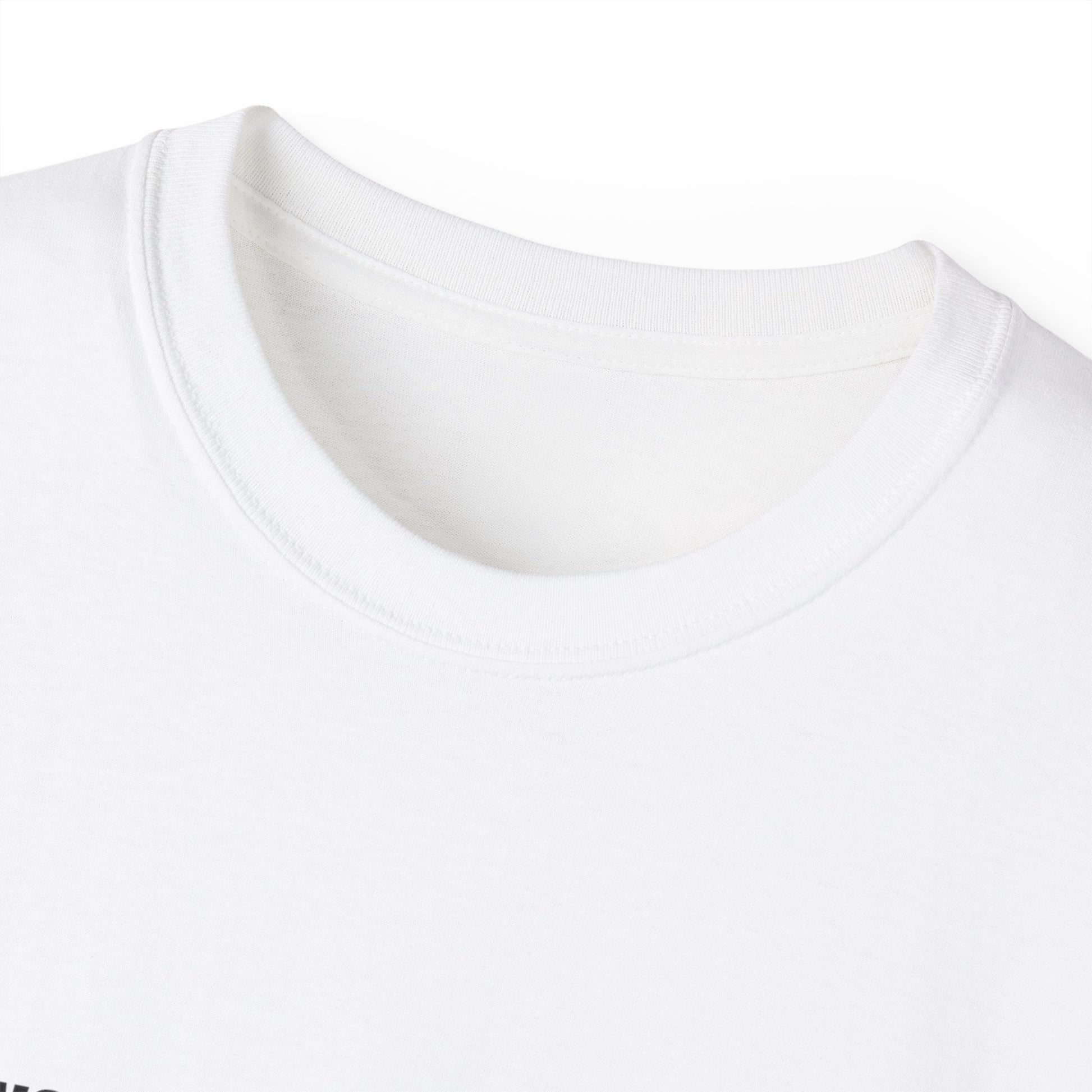 Collar detail of funny Thank You Jesus Easter shirt – unisex cotton tee